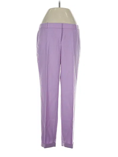 Pre-owned Jcrew Wool Pants In Purple