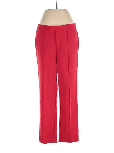 Pre-owned Jcrew Wool Pants In Red