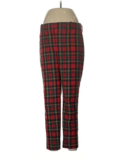 Pre-owned Jcrew Wool Pants In Red