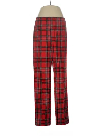 Pre-owned Jcrew Wool Pants In Red