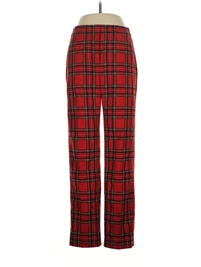 Pre-owned Jcrew Wool Pants In Red