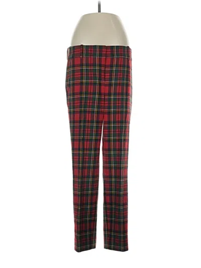 Pre-owned Jcrew Wool Pants In Red