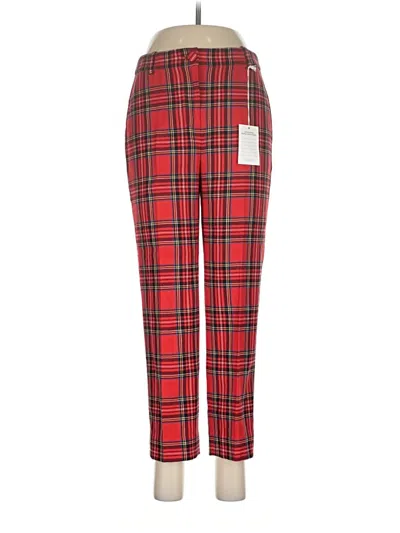 Pre-owned Jcrew Wool Pants In Red