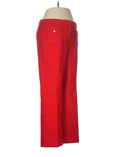 Pre-owned Jcrew Wool Pants In Red
