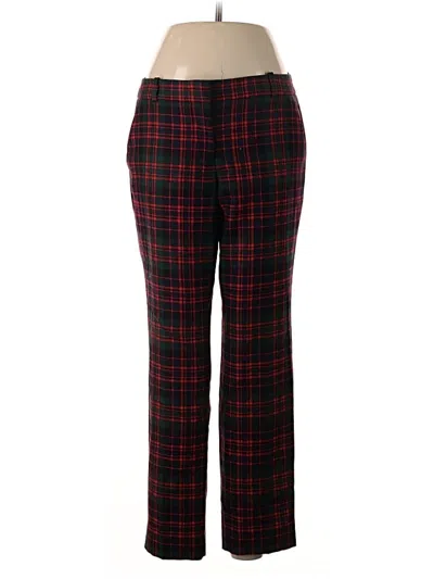 Pre-owned Jcrew Wool Pants In Red