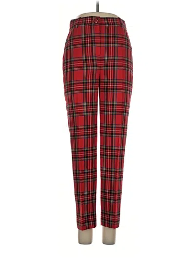Pre-owned Jcrew Wool Pants In Red