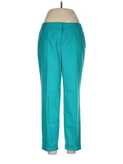 Pre-owned Jcrew Wool Pants In Teal