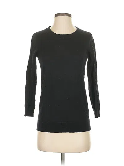 Pre-owned Jcrew Wool Pullover Sweater In Black