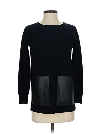 Pre-owned Jcrew Wool Pullover Sweater In Black