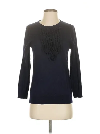 Pre-owned Jcrew Wool Pullover Sweater In Black