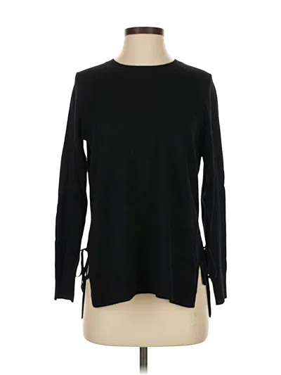Pre-owned Jcrew Wool Pullover Sweater In Black