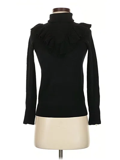 Pre-owned Jcrew Wool Pullover Sweater In Black