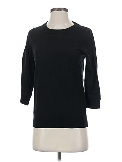 Pre-owned Jcrew Wool Pullover Sweater In Black