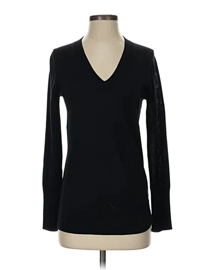 Pre-owned Jcrew Wool Pullover Sweater In Black