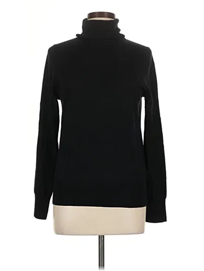 Pre-owned Jcrew Wool Pullover Sweater In Black