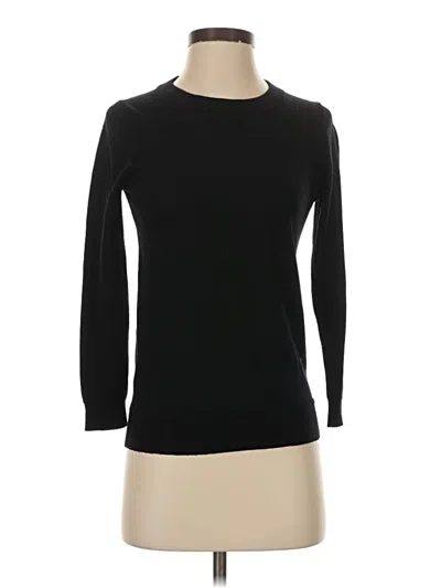 Pre-owned Jcrew Wool Pullover Sweater In Black