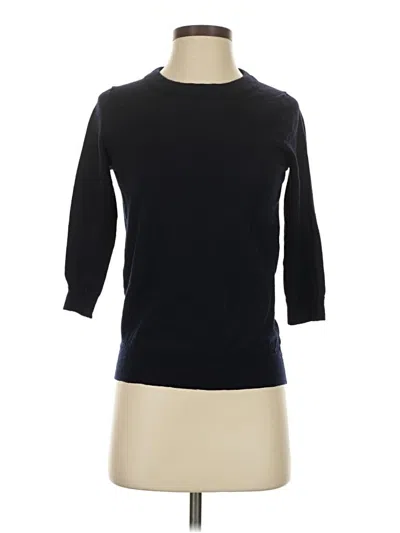 Pre-owned Jcrew Wool Pullover Sweater In Black