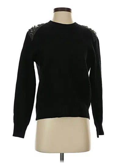 Pre-owned Jcrew Wool Pullover Sweater In Black