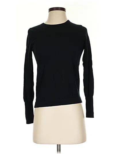 Pre-owned Jcrew Wool Pullover Sweater In Black