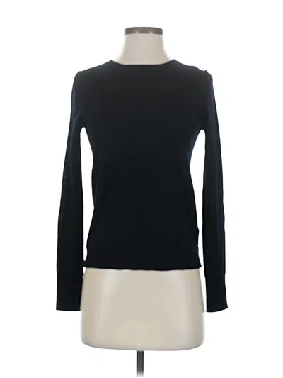Pre-owned Jcrew Wool Pullover Sweater In Black