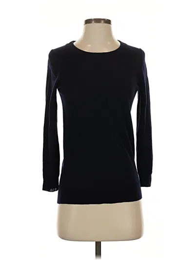 Pre-owned Jcrew Wool Pullover Sweater In Black