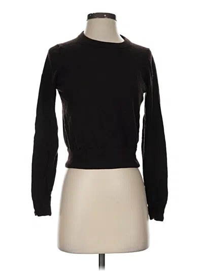 Pre-owned Jcrew Wool Pullover Sweater In Black