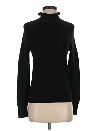Pre-owned Jcrew Wool Pullover Sweater In Black