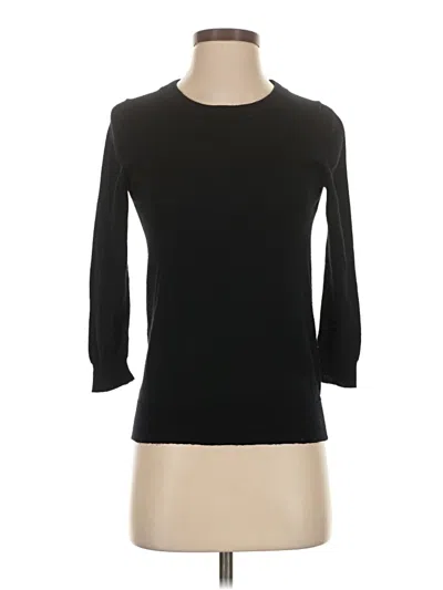 Pre-owned Jcrew Wool Pullover Sweater In Black