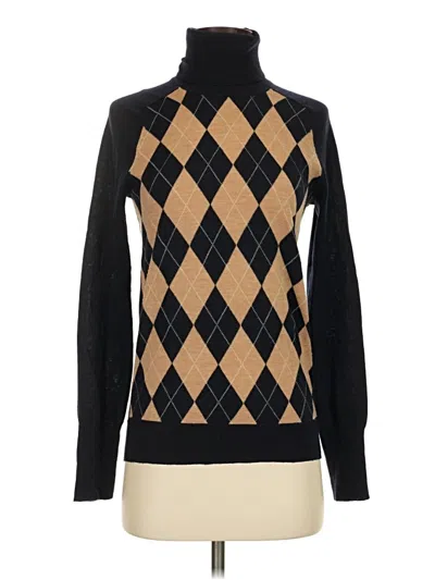 Pre-owned Jcrew Wool Pullover Sweater In Black