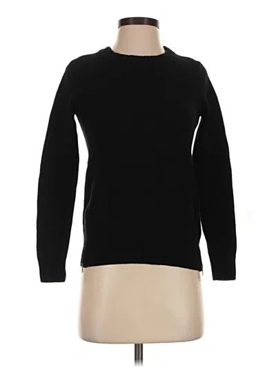 Pre-owned Jcrew Wool Pullover Sweater In Black