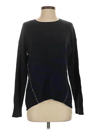 Pre-owned Jcrew Wool Pullover Sweater In Black
