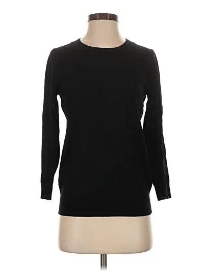 Pre-owned Jcrew Wool Pullover Sweater In Black