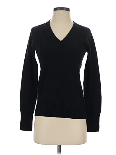 Pre-owned Jcrew Wool Pullover Sweater In Black