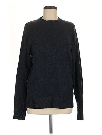 Pre-owned Jcrew Wool Pullover Sweater In Black