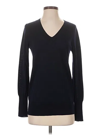 Pre-owned Jcrew Wool Pullover Sweater In Black