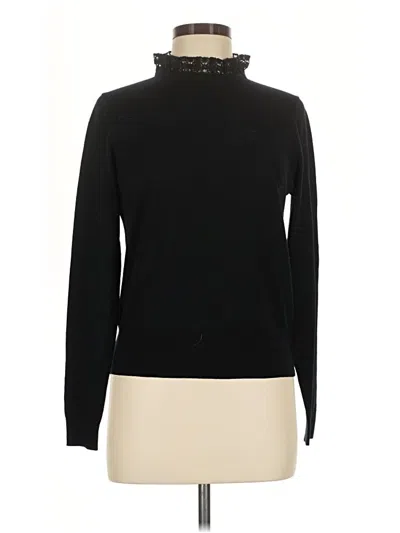 Pre-owned Jcrew Wool Pullover Sweater In Black