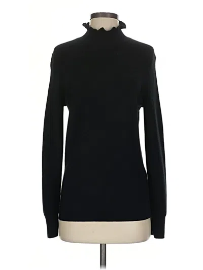 Pre-owned Jcrew Wool Pullover Sweater In Black