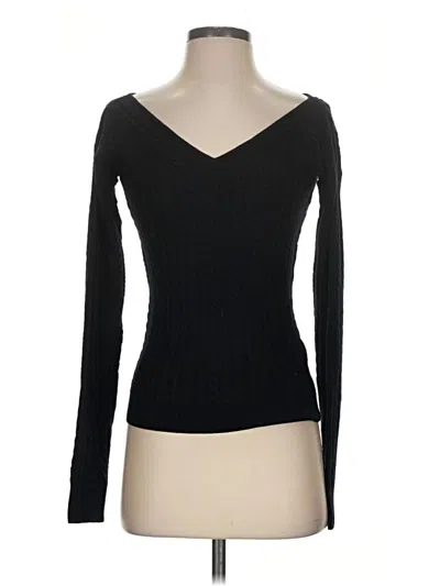 Pre-owned Jcrew Wool Pullover Sweater In Black