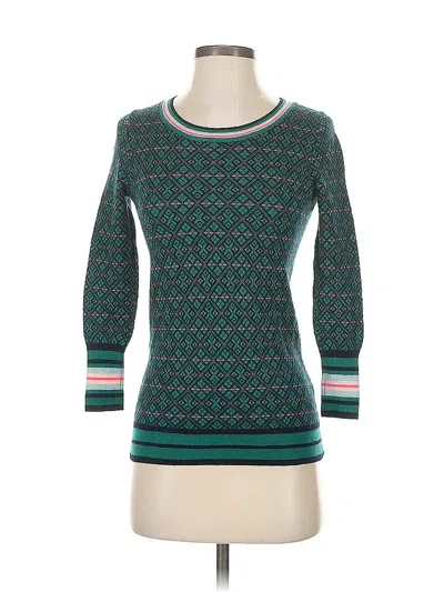 Pre-owned Jcrew Wool Pullover Sweater In Blue