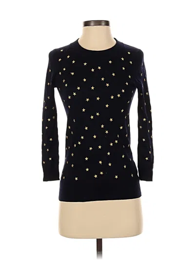 Pre-owned Jcrew Wool Pullover Sweater In Blue