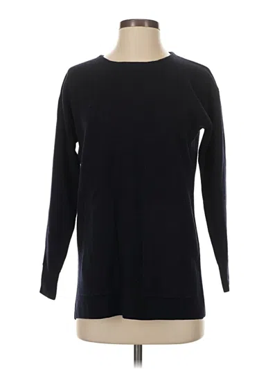 Pre-owned Jcrew Wool Pullover Sweater In Blue