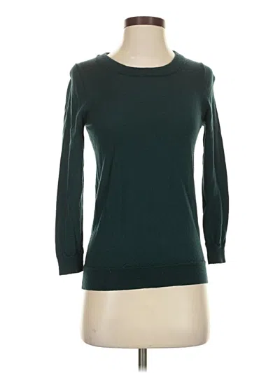 Pre-owned Jcrew Wool Pullover Sweater In Blue