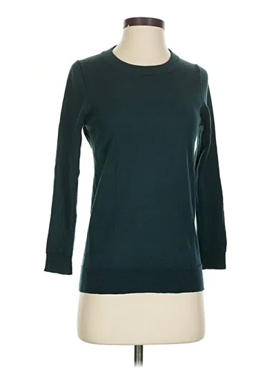 Pre-owned Jcrew Wool Pullover Sweater In Blue