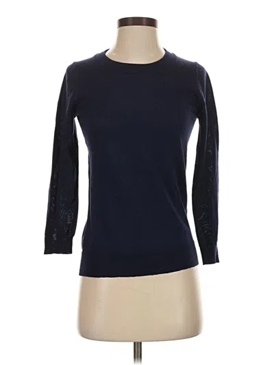 Pre-owned Jcrew Wool Pullover Sweater In Blue