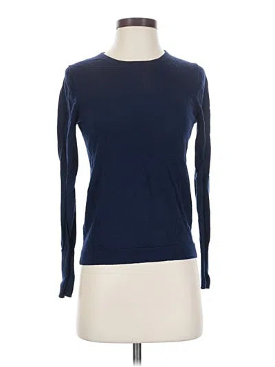 Pre-owned Jcrew Wool Pullover Sweater In Blue