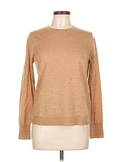 Pre-owned Jcrew Wool Pullover Sweater In Brown