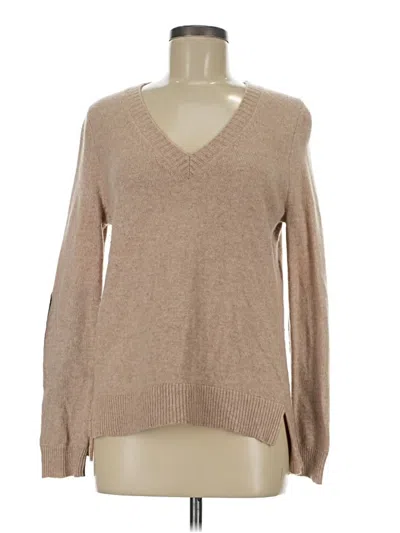 Pre-owned Jcrew Wool Pullover Sweater In Brown
