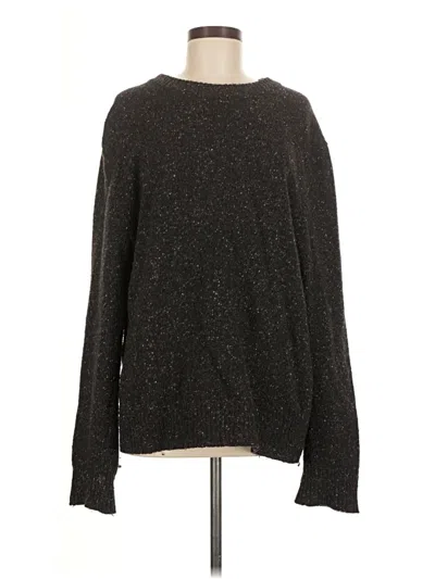 Pre-owned Jcrew Wool Pullover Sweater In Brown