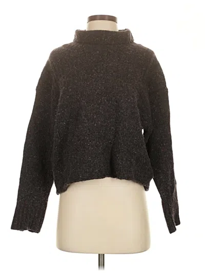 Pre-owned Jcrew Wool Pullover Sweater In Brown