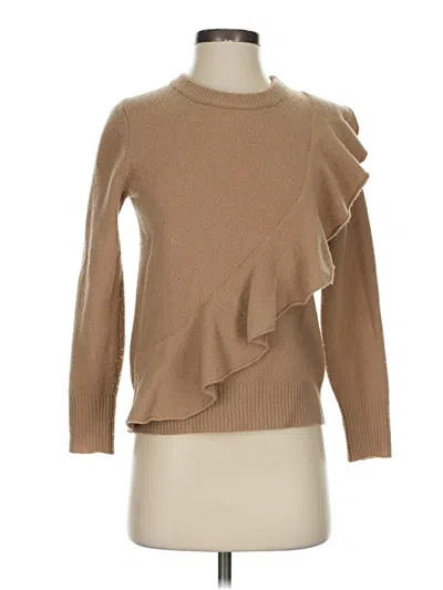 Pre-owned Jcrew Wool Pullover Sweater In Brown
